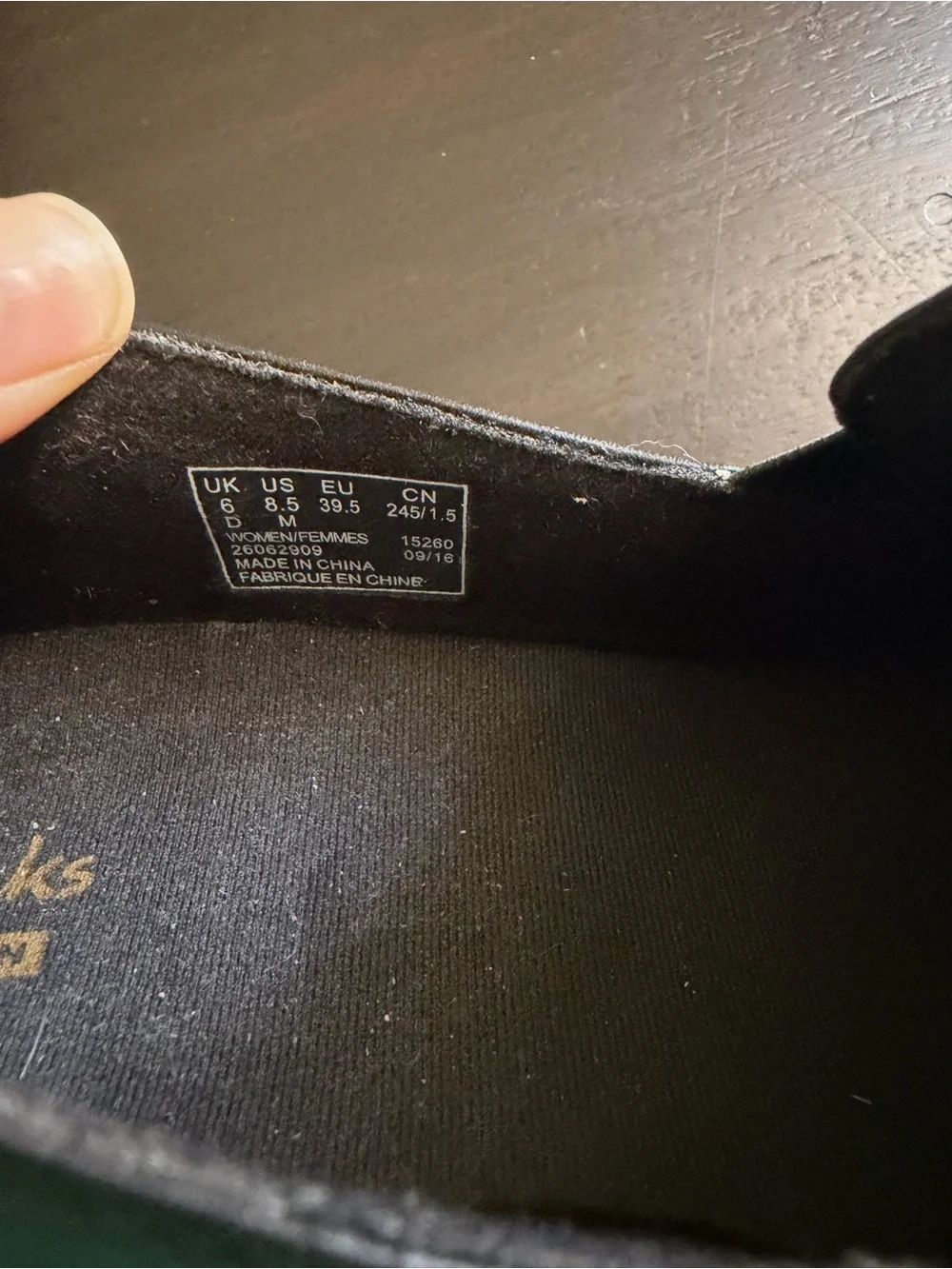 Clarks MaryGold Black Leather Slip-On Loafers for Women Size 8.5